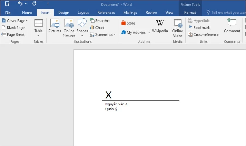 Hướng dẫn chèn chữ ký vào Word cực đơn giản và nhanh chóng