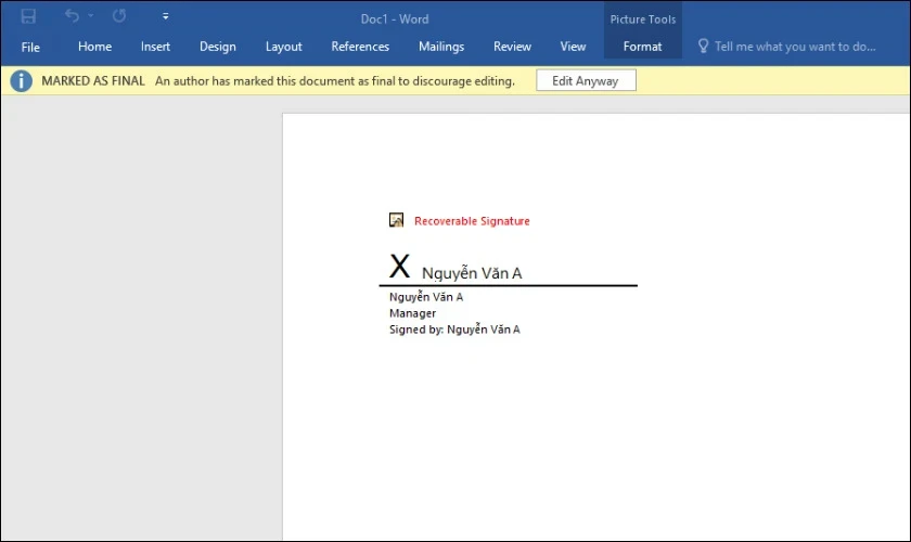 Hướng dẫn chèn chữ ký vào Word cực đơn giản và nhanh chóng