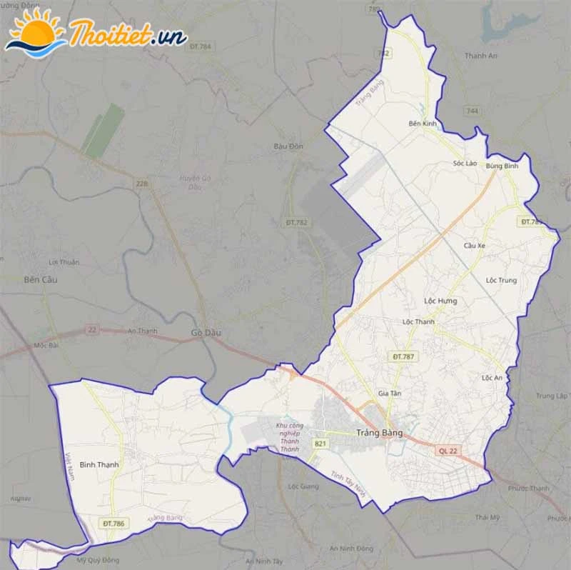 Dự báo thời tiết Thị xã Trảng Bàng - Tây Ninh