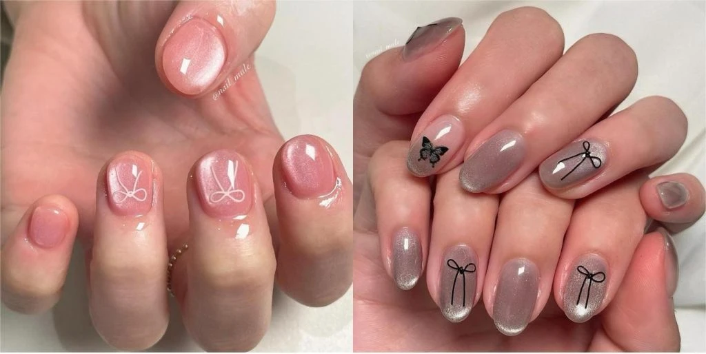 Cat-eye Nails: Hiệu ứng mắt mèo “thống trị” xu hướng làm móng mùa Hè