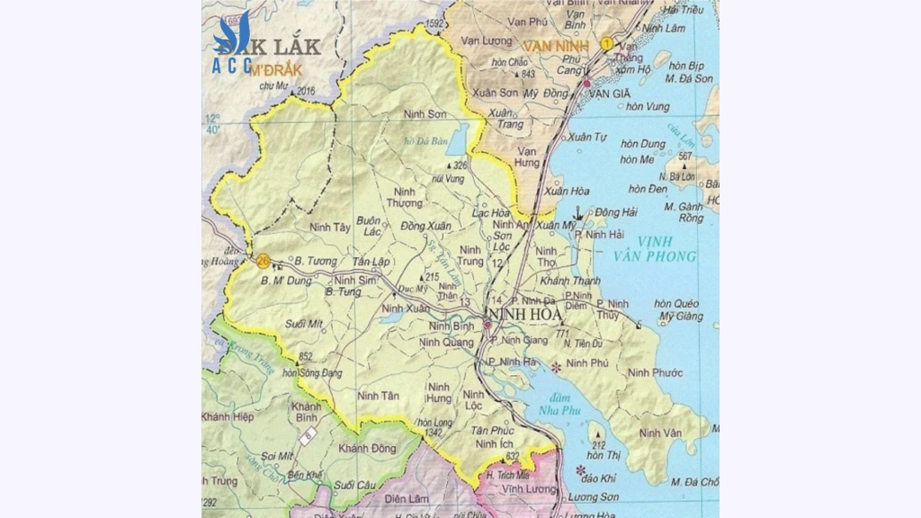 Thị xã Ninh Hòa thuộc huyện nào?