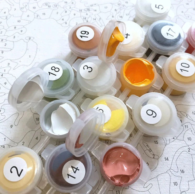 Tranh sơn dầu số hóa Madoca mã 92 - Tranh tô màu theo số độc đáo, mới lạ