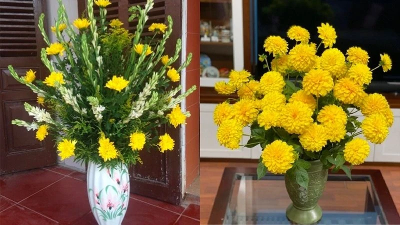 Cắm Hoa Cúc Bàn Thờ Phật Đẹp và Tươi Mới