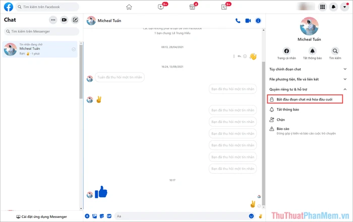 Hướng dẫn đơn giản về cách bật tắt mã hóa đầu cuối trên Facebook Messenger