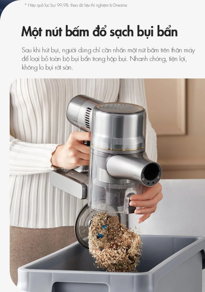 Máy hút bụi cầm tay - Không dây Dreame R20