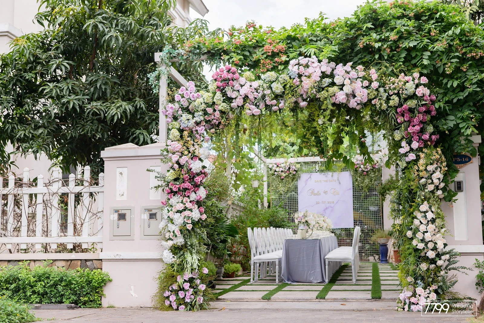 20 Mẫu cổng hoa cưới đẹp