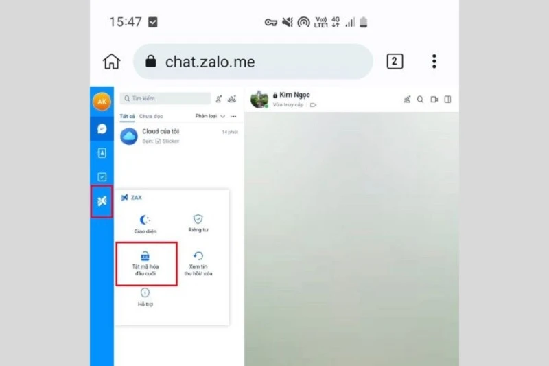 Mã hóa đầu cuối zalo là gì? Làm thế nào để tắt/mở mã hoá?