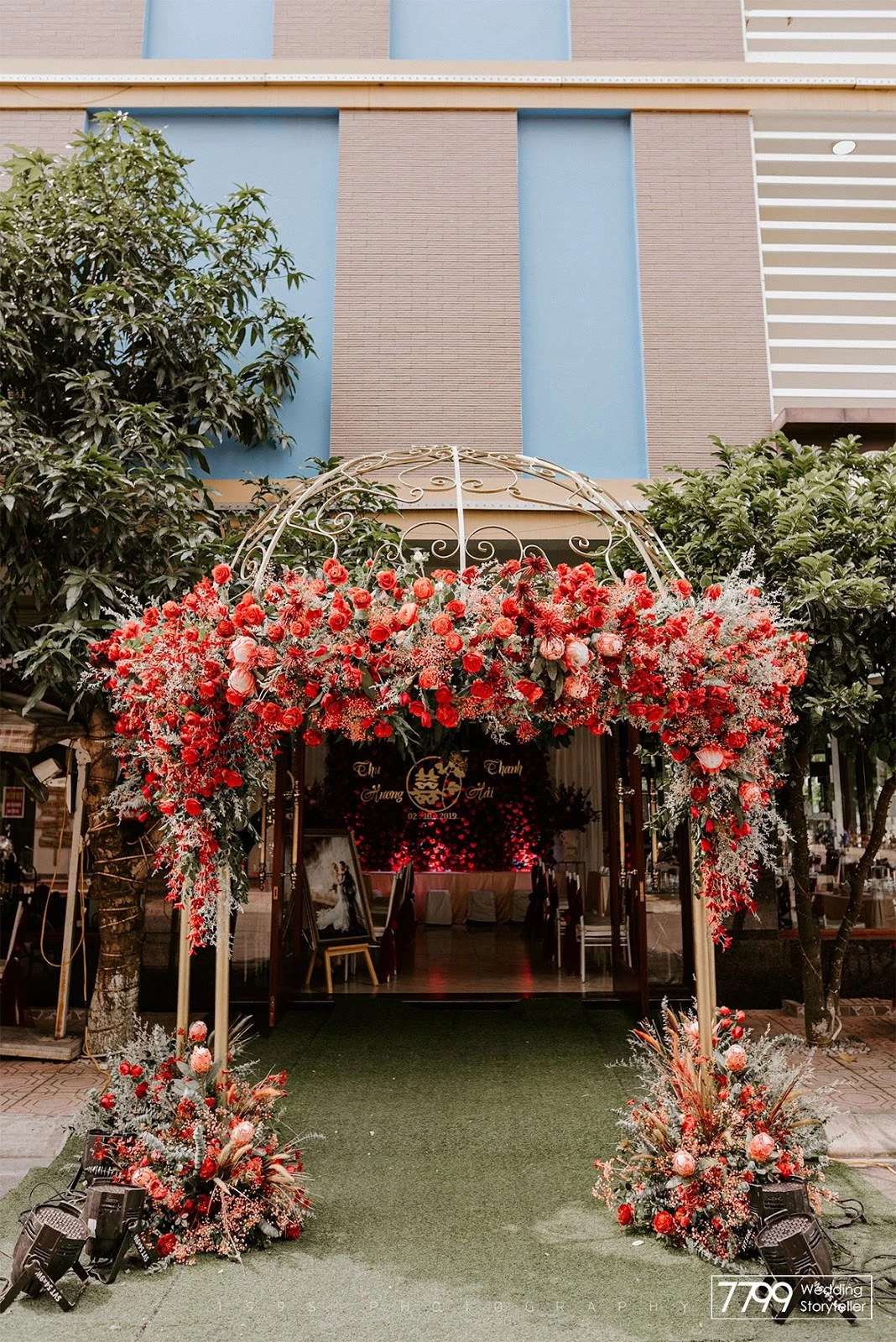 20 Mẫu cổng hoa cưới đẹp