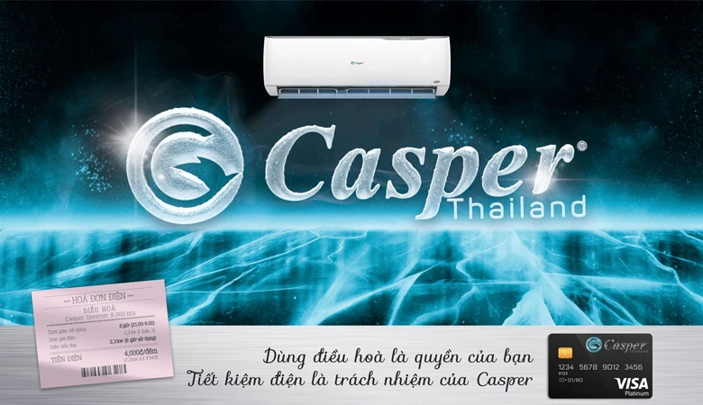 Điều hòa Casper inverter 12000 BTU 1 chiều GC-12IS35
