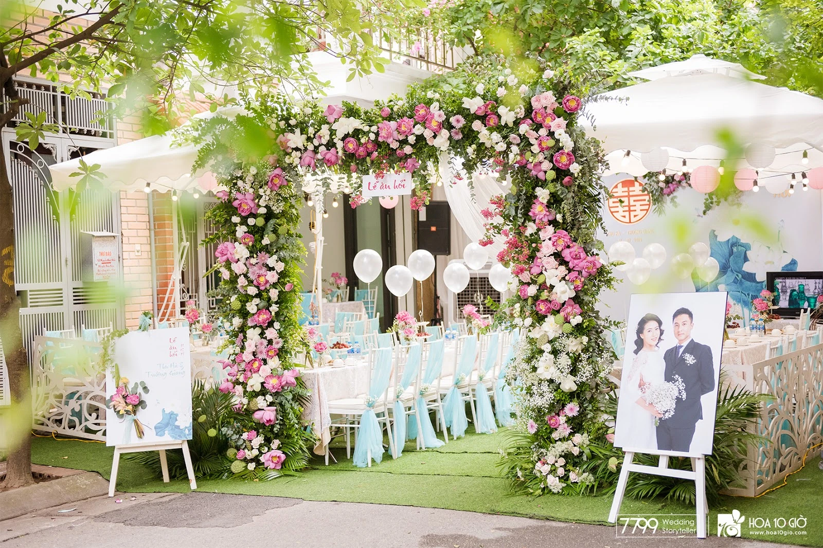 20 Mẫu cổng hoa cưới đẹp