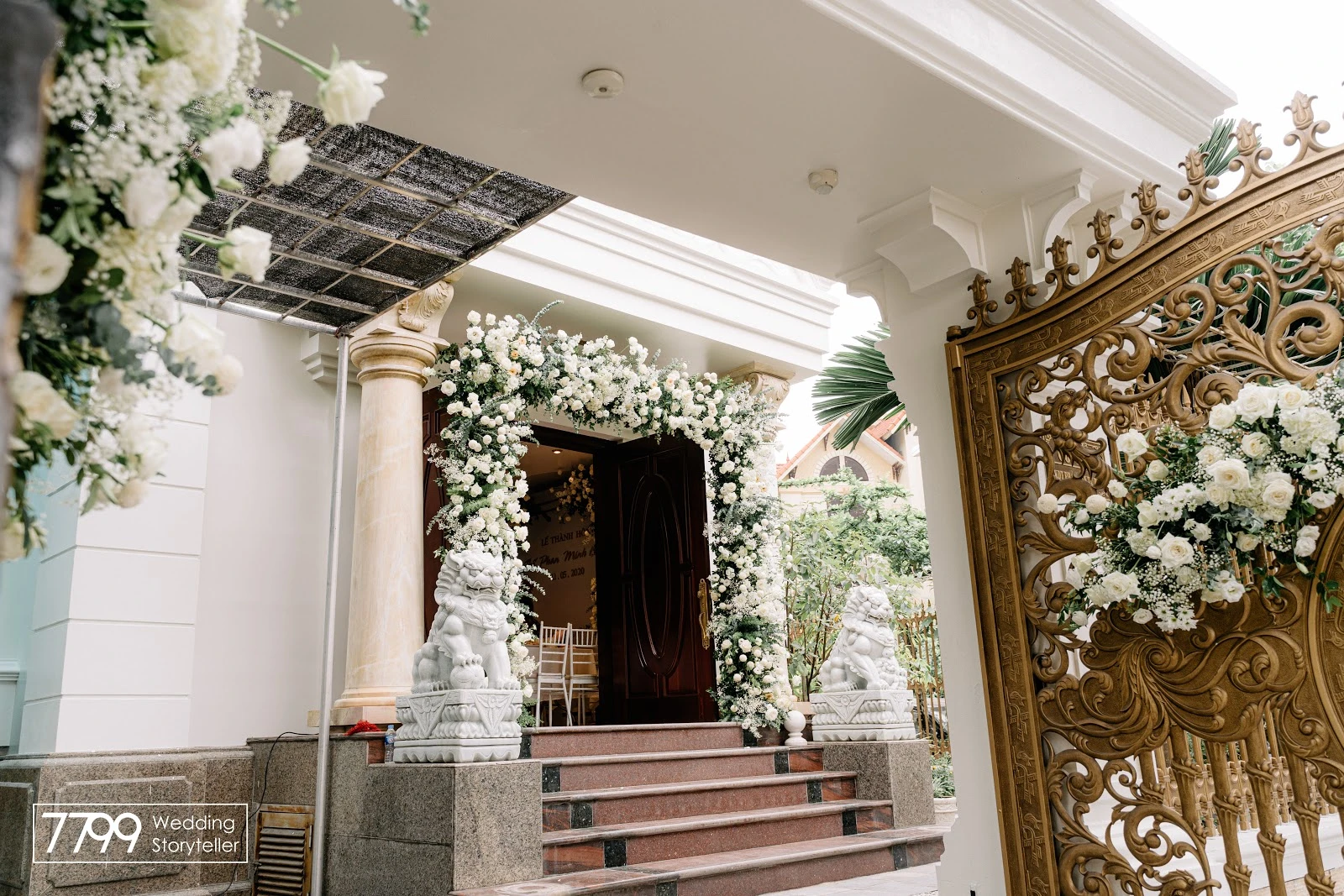 20 Mẫu cổng hoa cưới đẹp