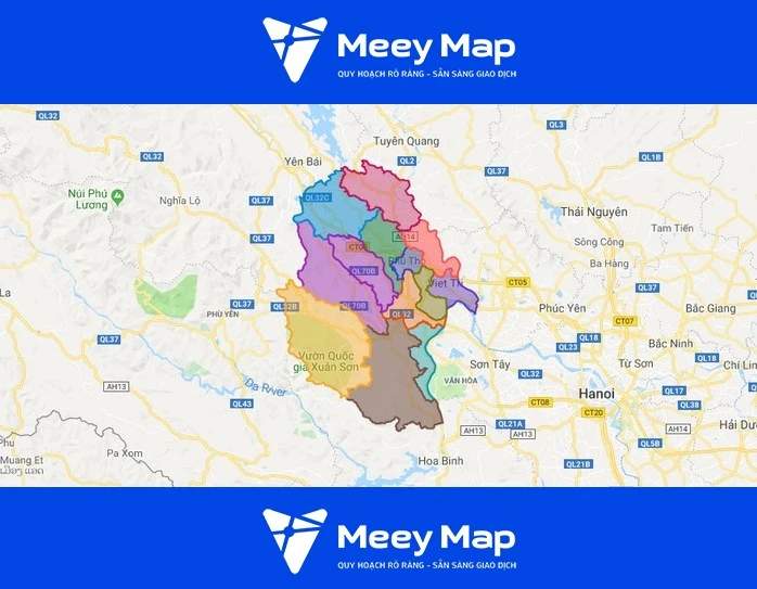 Bản đồ Tây Bắc khổ lớn phóng to mới nhất