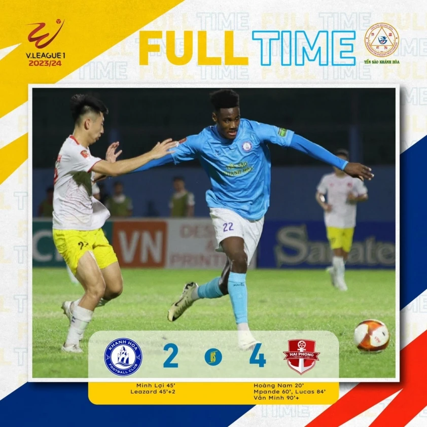 Hải Phòng đối đầu Khánh Hòa: Cuộc chiến căng thẳng