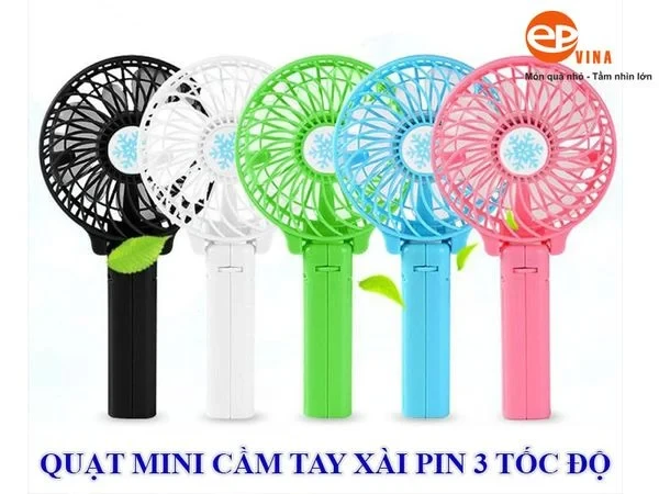 Quạt nhựa nan hoa quảng cáo