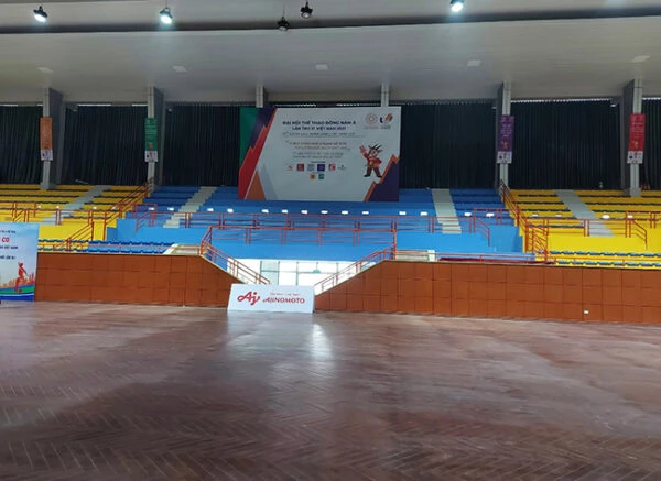 Nhà thi đấu Tây Hồ đã hoàn thiện cơ sở vật chất, sẵn sàng cho cho SEA Games 31