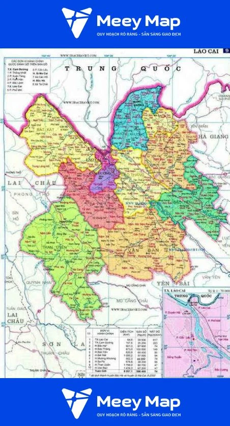 Bản đồ Tây Bắc khổ lớn phóng to mới nhất