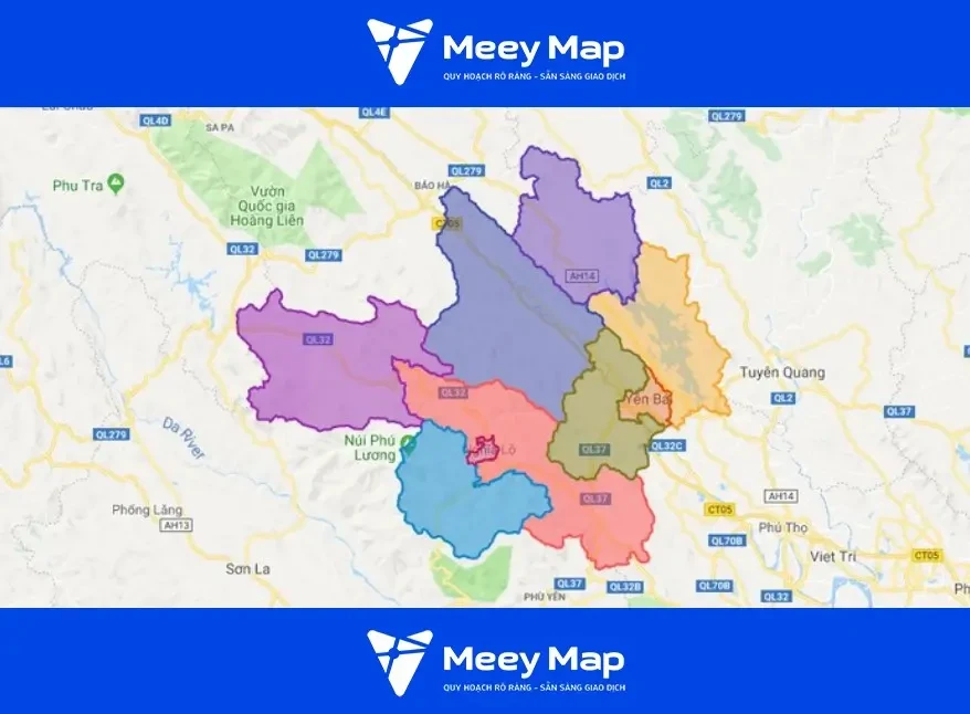 Bản đồ Tây Bắc khổ lớn phóng to mới nhất