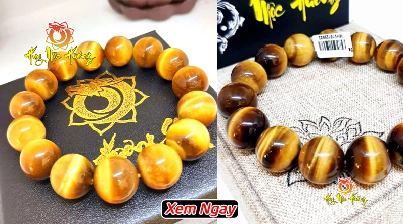 Giá Vòng Đá Mắt Hổ Tự Nhiên 100% Chuẩn 5A Tại Xưởng