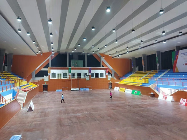 Nhà thi đấu Tây Hồ đã hoàn thiện cơ sở vật chất, sẵn sàng cho cho SEA Games 31