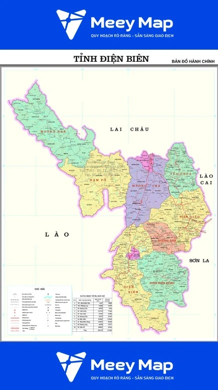 Bản đồ Tây Bắc khổ lớn phóng to mới nhất