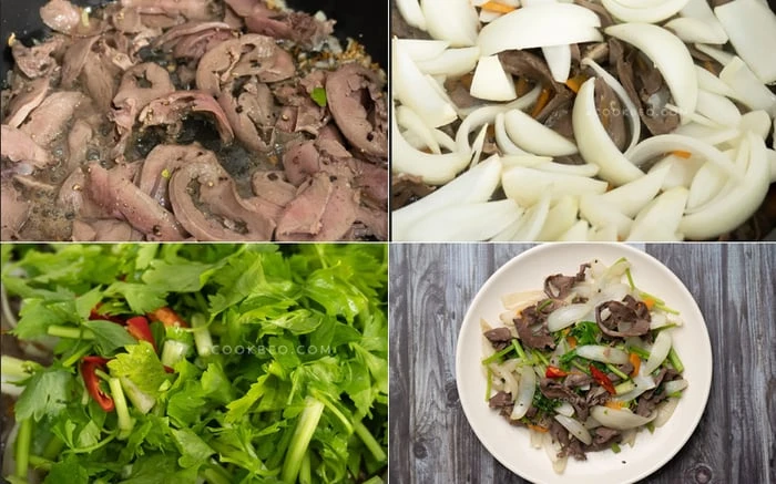 Ghi lại ngay 2 phương pháp tạo nên món tim lợn xào hành tây thơm ngon và nhanh chóng - Mytour