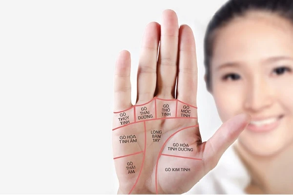 Những vị trí nốt ruồi trong lòng bàn tay mang lại may mắn