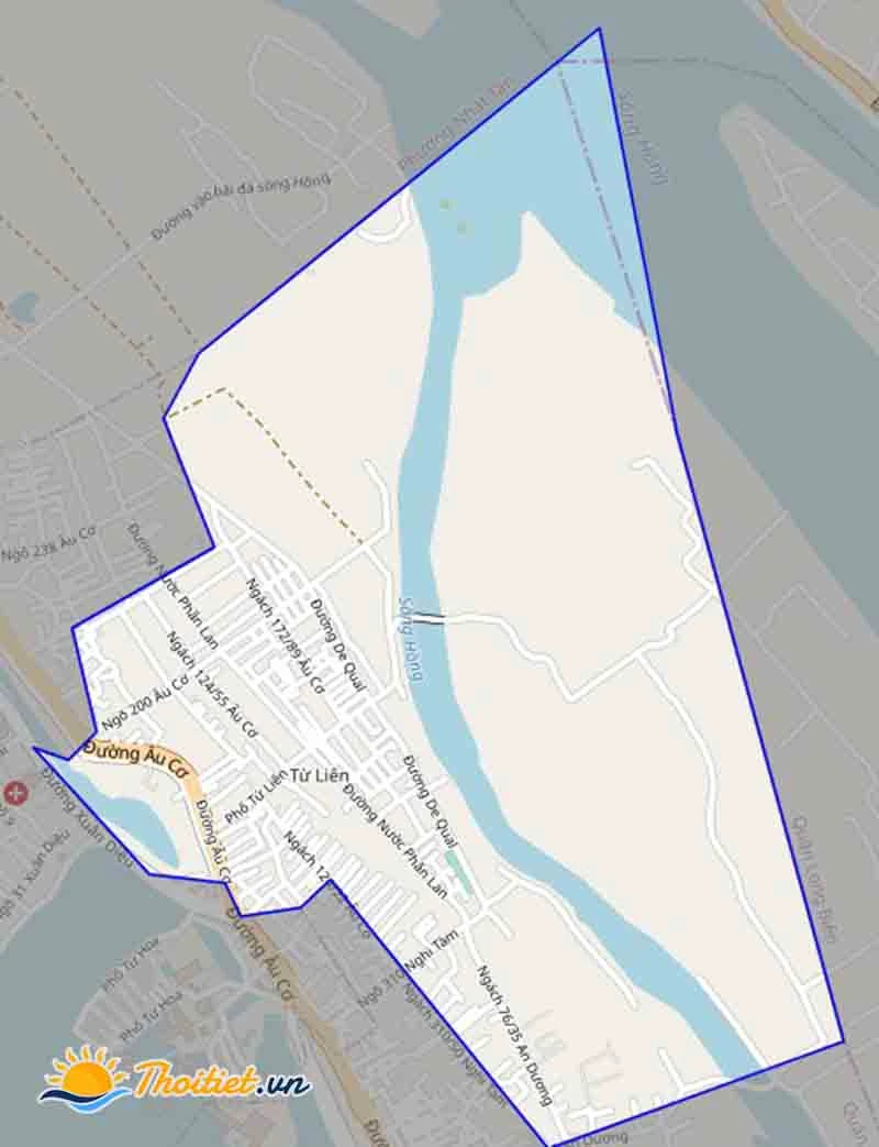 Dự báo thời tiết Phường Tứ Liên - Quận Tây Hồ