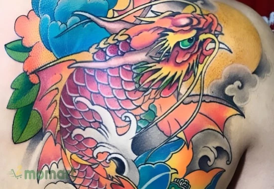 Tham khảo những hình xăm cá chép hoa sen ấn tượng nhất