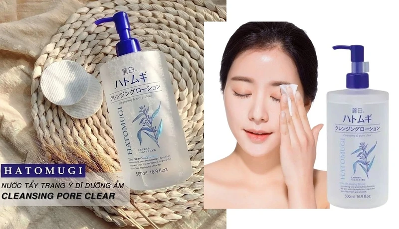 Nước tẩy trang Hatomugi: Giải pháp làm đẹp an toàn