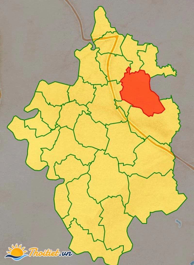 Dự báo thời tiết Xã Ngọc Sơn - Huyện Hiệp Hòa