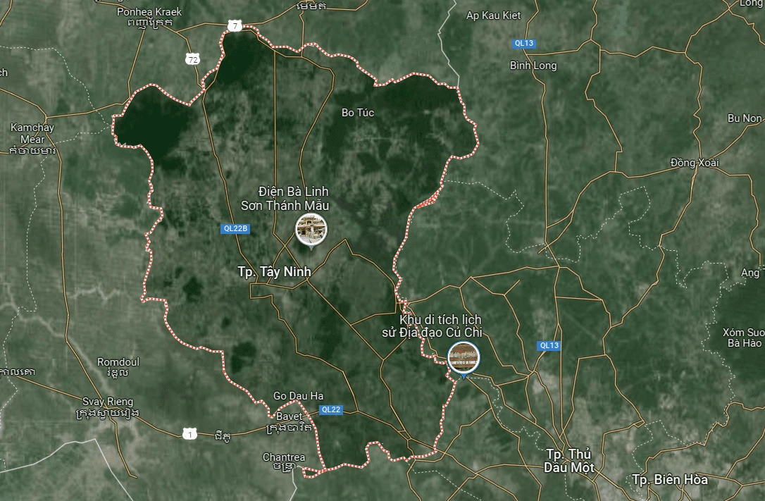 Tây Ninh có tổng cộng bao nhiêu huyện hiện nay