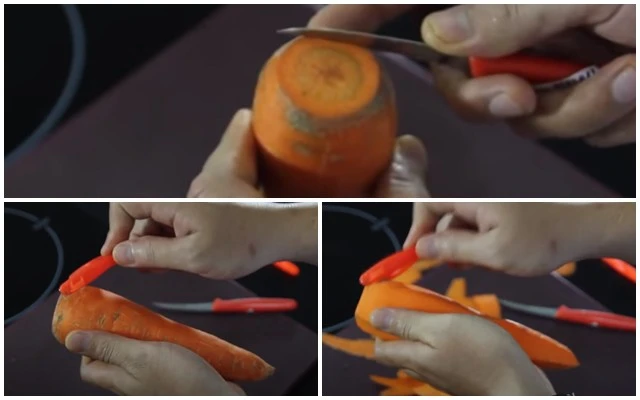 Cách tỉa hoa cà rốt đẹp lung linh tô điểm cho món ăn hấp dẫn