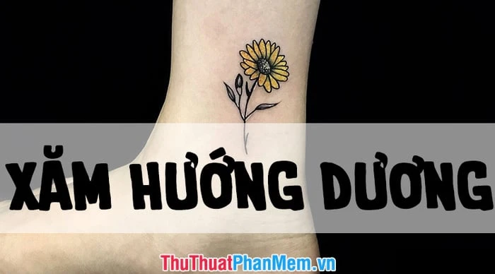 Hình xăm hoa hướng dương: Biểu tượng của tình yêu và ánh sáng