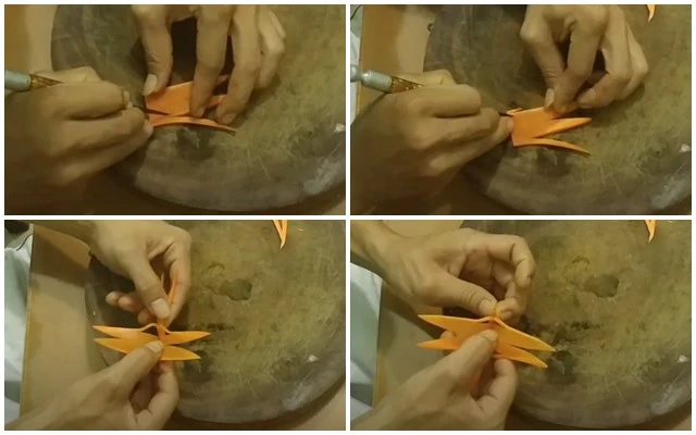 Cách tỉa hoa cà rốt đẹp lung linh tô điểm cho món ăn hấp dẫn