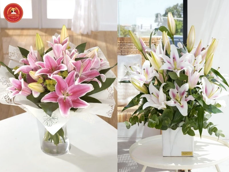 10+ cách cắm hoa ly ngày Tết tươi lâu, bền màu để đón lộc vào nhà