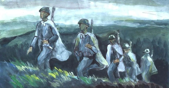 Phân tích khổ 1 bài thơ Tây Tiến (4 Dàn ý + 20 mẫu) Phân tích đoạn 1 Tây Tiến