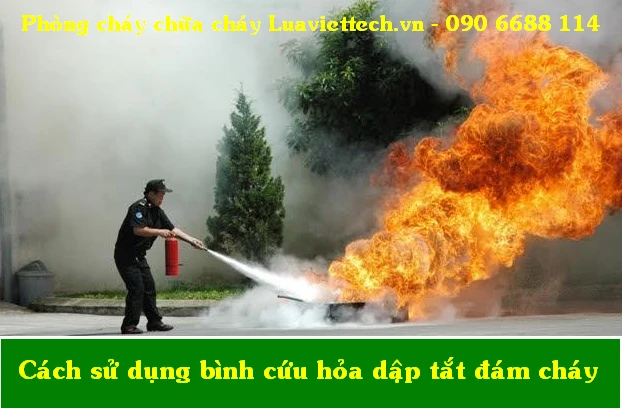 Quy trình sử dụng bình bột chữa cháy xách tay hiệu quả