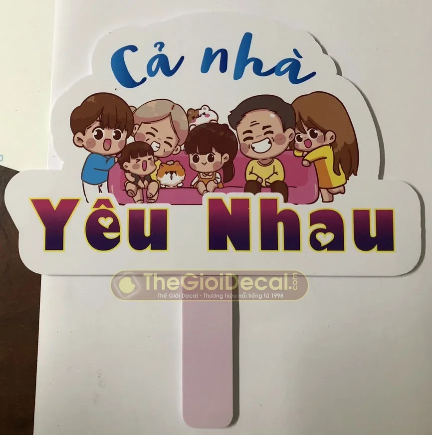 Bảng giá in Hashtag cầm tay Tp.HCM