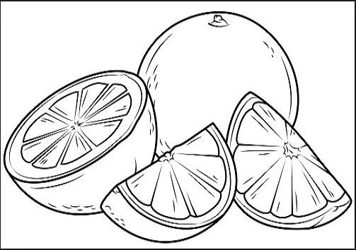 +100 Mẫu Hình tô màu hoa quả đẹp dành cho các bé