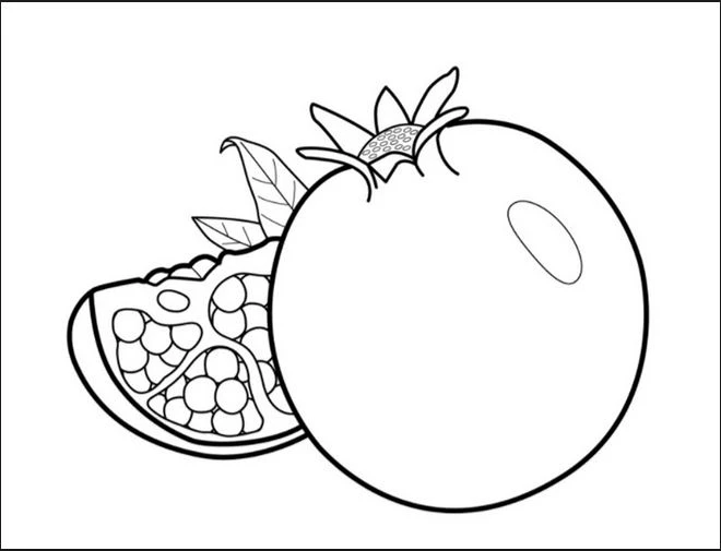 +100 Mẫu Hình tô màu hoa quả đẹp dành cho các bé