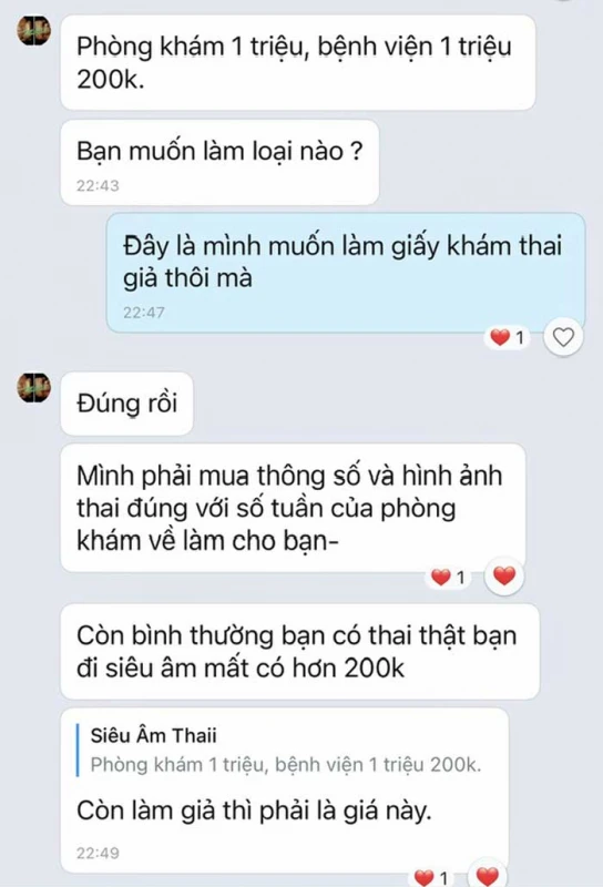 Mua giấy khám thai giả dễ như mua rau