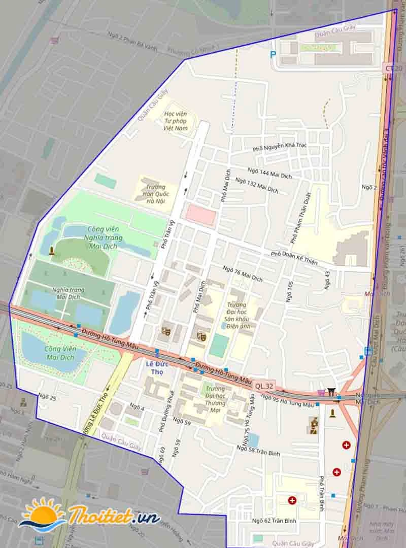 Dự báo thời tiết Phường Mai Dịch - Quận Cầu Giấy