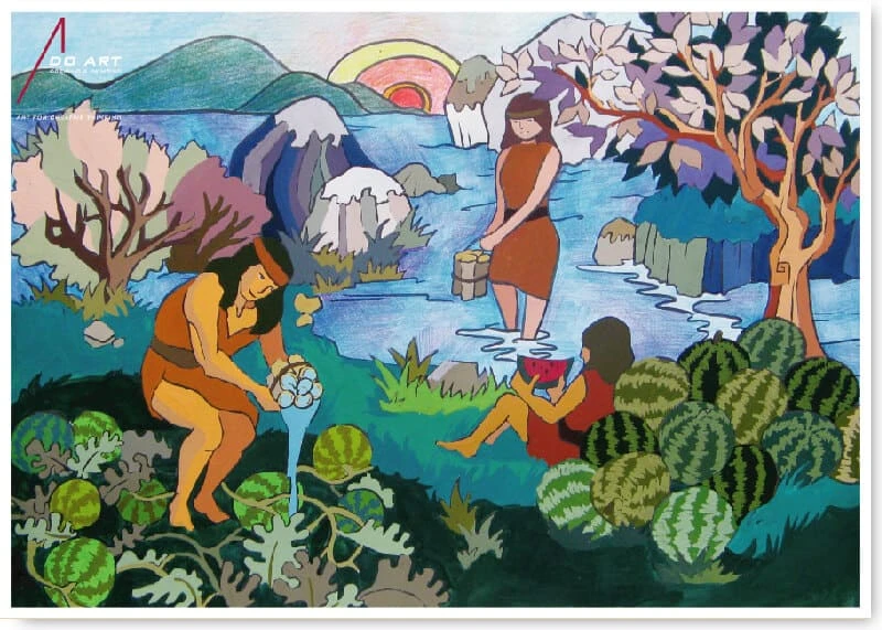 Cách vẽ tranh minh họa truyện cổ tích lớp 8 đơn giản mà đẹp