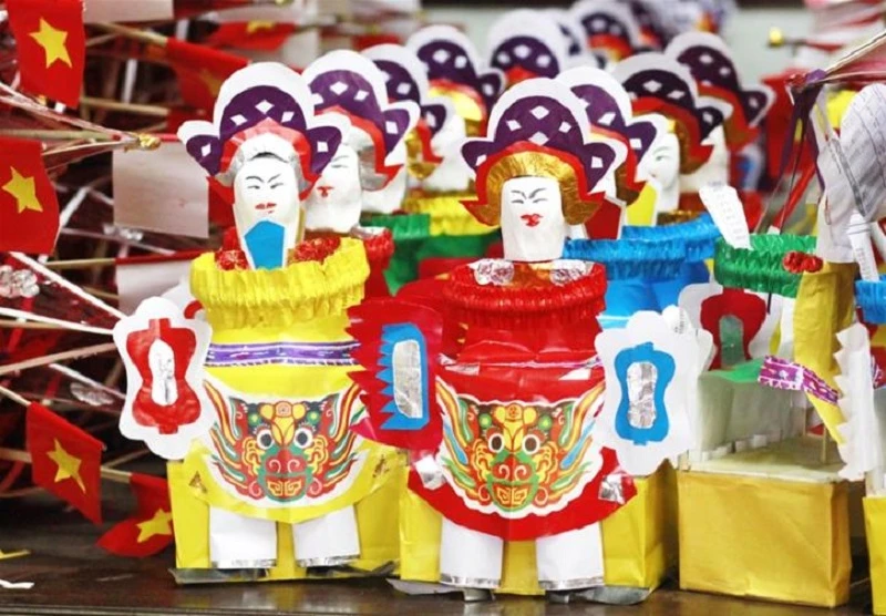 Tiến sĩ giấy trên mâm cỗ Trung thu để làm gì?