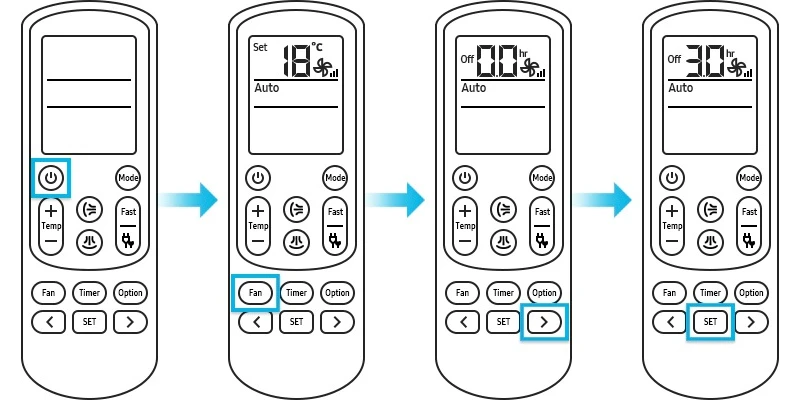 Hướng dẫn sử dụng remote máy lạnh Samsung cụ thể, đơn giản