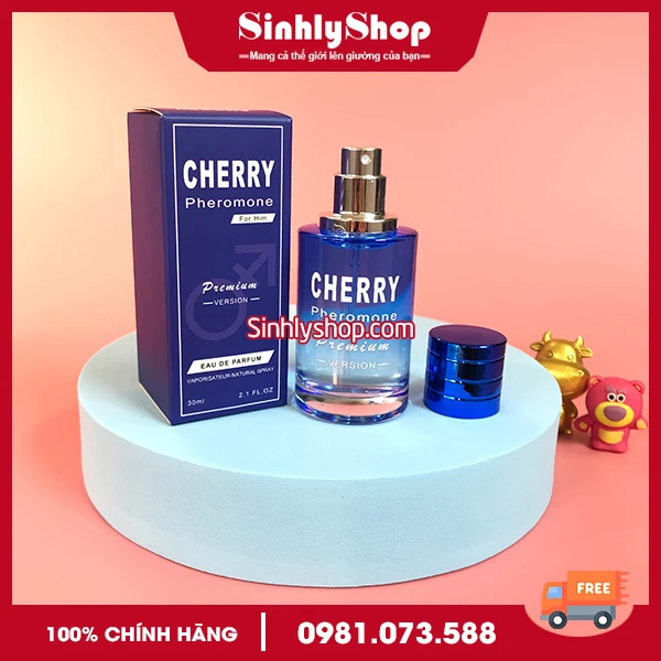 Nước hoa kích dục nữ Cherry Pheromone For Him không mùi siêu mạnh
