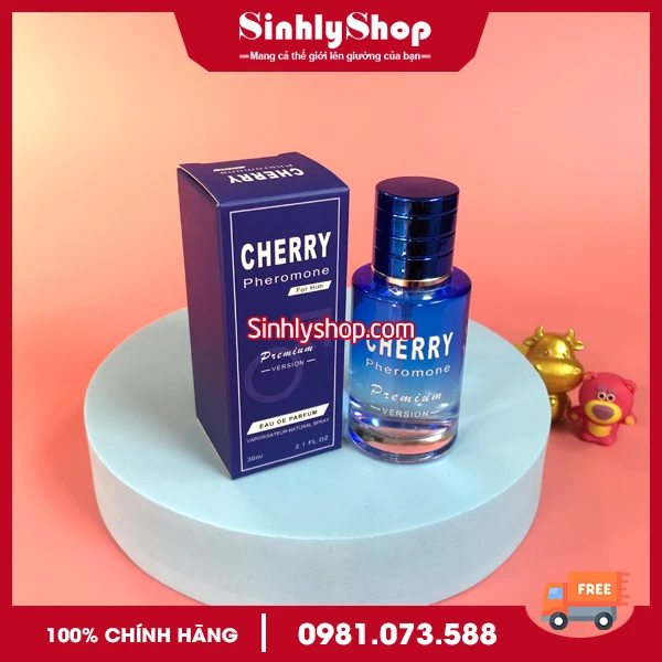 Nước hoa kích dục nữ Cherry Pheromone For Him không mùi siêu mạnh