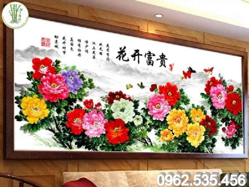 Ý Nghĩa Các Mẫu Tranh Hoa Mẫu Đơn Và Cách Chọn Tranh Đúng Phong Thủy