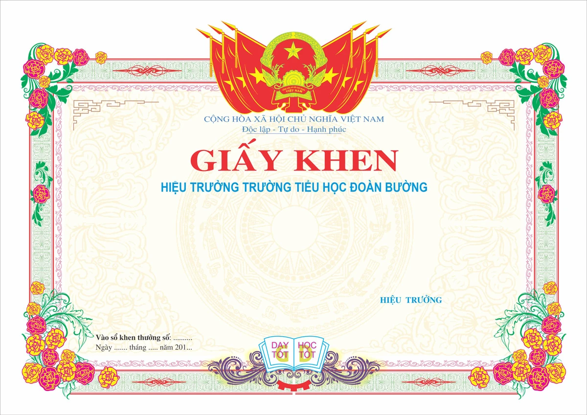 55 Mẫu Giấy Khen Mẫu Bằng Khen đẹp nhất 2024 - 2025