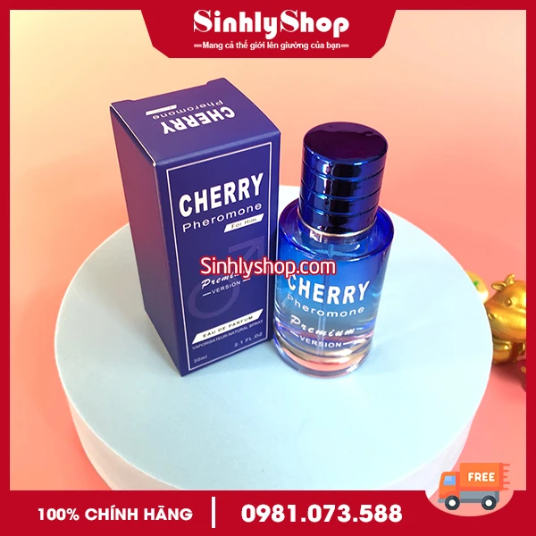 Nước hoa kích dục nữ Cherry Pheromone For Him không mùi siêu mạnh